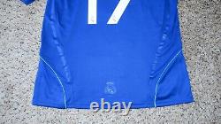 VAN NISTELROOY #17 REAL MADRID Away 2008 Adidas Official Player Jersey Soccer L
