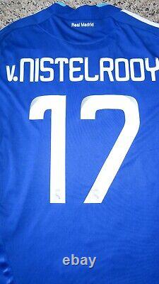 VAN NISTELROOY #17 REAL MADRID Away 2008 Adidas Official Player Jersey Soccer L