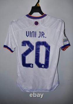 VINI JR. #20 Real Madrid Adidas 2022 Season Player Edition Home UEFA