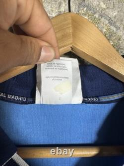 VTG 1999 2000 Real Madrid Third Kit XL Adidas Teka Blue Authentic UCL Jersey