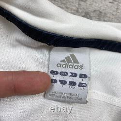 VTG Adidas David Beckham Real Madrid Jersey Large White 021804 Futbol 2003 2004