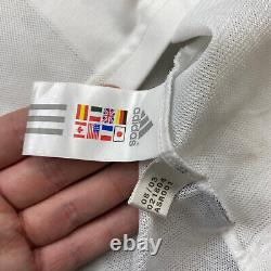 VTG Adidas David Beckham Real Madrid Jersey Large White 021804 Futbol 2003 2004