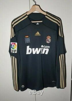 VTG Guti Real Madrid Higuain Soccer Jersey Adidas Long Sleeve Sz Medium RARE