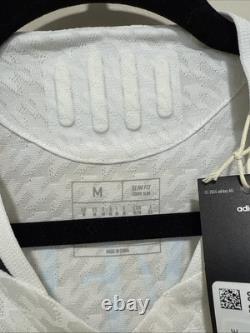 Valverde #8 Mens MEDIUM Adidas Real Madrid Authentic Super Copa Jersey