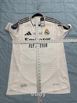 Valverde #8 Mens MEDIUM Adidas Real Madrid Authentic Super Copa Jersey