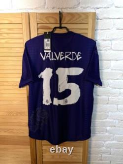Valverde Real Madrid Authentic Y-3 Jersey Fourth Football Shirt 23 Adidas Men M