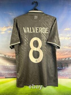 Valverde Real Madrid Jersey Third Football Soccer Shirt 2024 Adidas Men Size M