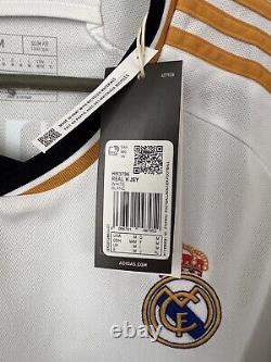 Vini JR Real Madrid Jersey 2023/24 Home Mens Soccer Shirt HR3796 Adidas Size M