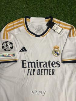 Vini JR Real Madrid Soccer Jersey Home Football 2023 adidas SHOP FAN JERSEY M