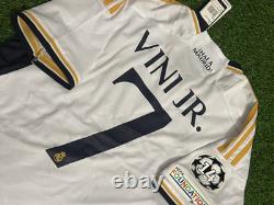 Vini JR Real Madrid Soccer Jersey Home Football 2023 adidas SHOP FAN JERSEY M