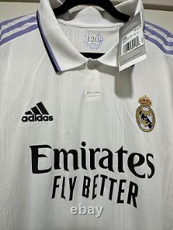 Vini Jr #20 Mens 2XL Real Madrid Authentic Adidas Champions League Jersey