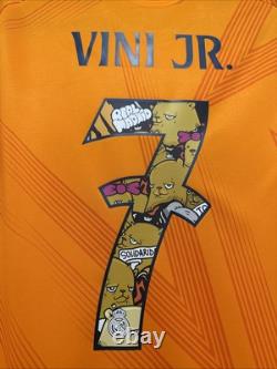 Vini Jr #7 MEDIUM Adidas Real Madrid Authentic Away Limited Edition Jersey