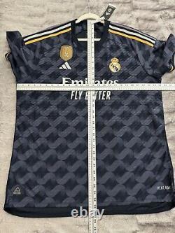 Vini Jr #7 Mens 2XL Adidas Real Madrid Away Limited Edition Authentic Jersey
