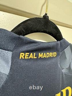 Vini Jr #7 Mens LARGE Adidas Real Madrid Away Champions League Jersey