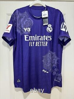 Vini Jr #7 Mens LARGE Adidas Y-3 Real Madrid Authentic Limited Edition Jersey