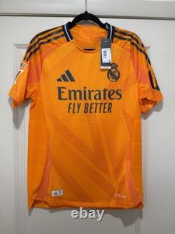 Vini Jr #7 Mens MEDIUM Adidas Real Madrid Away Authentic Jersey Liga