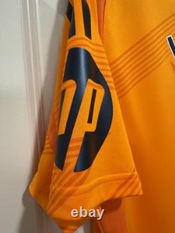 Vini Jr #7 Mens MEDIUM Adidas Real Madrid Away Authentic Jersey Liga