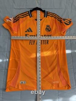 Vini Jr #7 Mens MEDIUM Adidas Real Madrid Away Authentic Jersey Liga