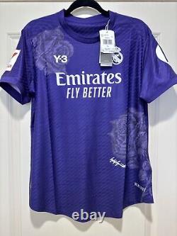 Vini Jr. #7 WOMENS LARGE Adidas Y-3 Real Madrid Authentic Fourth Jersey