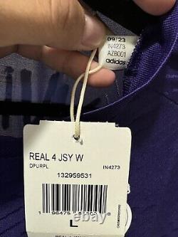 Vini Jr. #7 WOMENS LARGE Adidas Y-3 Real Madrid Authentic Fourth Jersey