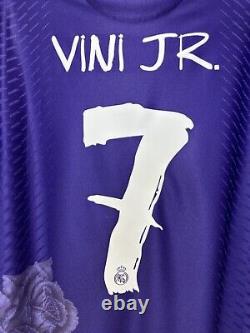 Vini Jr. #7 WOMENS LARGE Adidas Y-3 Real Madrid Authentic Fourth Jersey