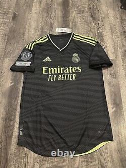 Vini Jr Adidas Real Madrid 22/23 Third Authentic Jersey Size M Heat. RDY HI1657