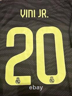 Vini Jr Adidas Real Madrid 22/23 Third Authentic Jersey Size M Heat. RDY HI1657