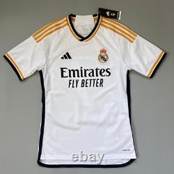 Vini Jr Real Madrid Jersey 23/24 Home Soccer Shirt HR3796 Adidas Mens Size S