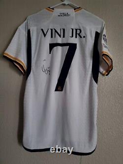 Vini Jr Signed Real Madrid Jersey wiith VIDEO PROOF