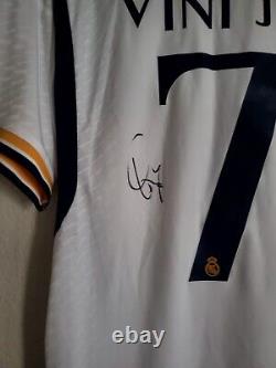Vini Jr Signed Real Madrid Jersey wiith VIDEO PROOF