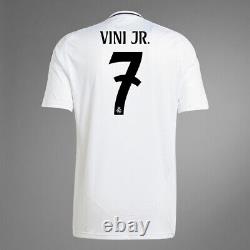 Vinicius Jr. #7 Adidas Real Madrid 24/25 Home Jersey Mens Sizes