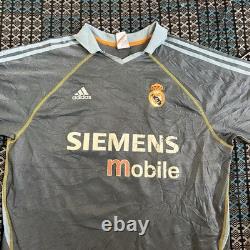 Vintage 2003/04 Adidas Real Madrid Third (Authentic) Football Jersey SizeL #23