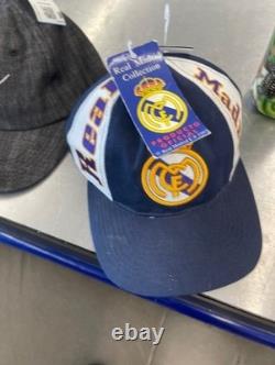 Vintage 90s Real Madrid Cap Adjustable Hat RARE 1997 Soccer futbol