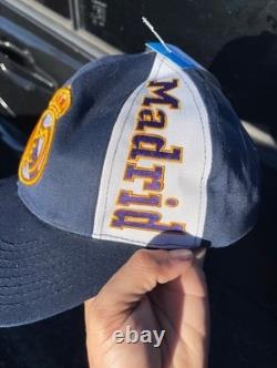 Vintage 90s Real Madrid Cap Adjustable Hat RARE 1997 Soccer futbol