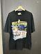 Vintage 90s Real Madrid FC Black Soccer Futbol Tshirt 1997 Size XL Player Tee
