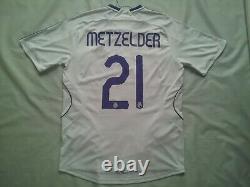 Vintage Adidas 365 Climacool Real Madrid #21metzelder Soccer Game Jersey Size M