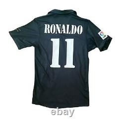 Vintage Adidas Real Madrid #11 Ronaldo 02/03 Away Soccer Jersey (S)