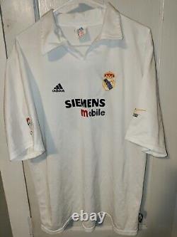Vintage Adidas Real Madrid #11 Ronaldo 2002 Soccer FootballJersey Men's Size XL