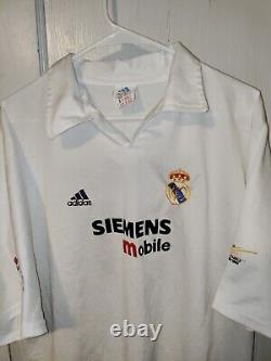 Vintage Adidas Real Madrid #11 Ronaldo 2002 Soccer FootballJersey Men's Size XL