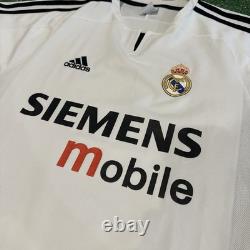 Vintage Adidas Real Madrid #23 Beckham 2003/2004 Home Soccer Jersey (M)