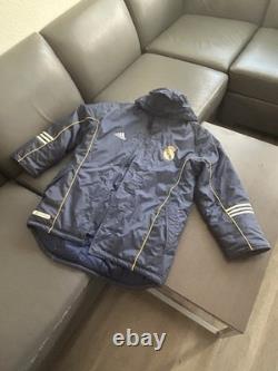 Vintage Adidas Real Madrid Parka Winter Jacket Bench Kit