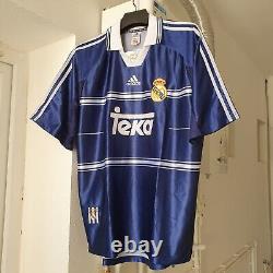 Vintage Authentic Real Madrid Away Shirt 1998-99 Teka Size L Excellent