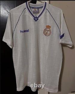 Vintage Hummel 1989/1990 Real Madrid home Shirt/jersey white size XL Men's