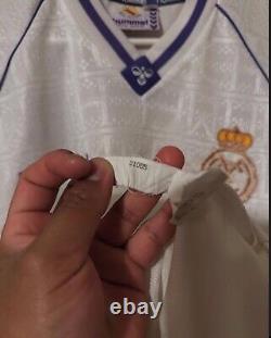 Vintage Hummel 1989/1990 Real Madrid home Shirt/jersey white size XL Men's