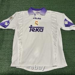 Vintage Kelme Real Madrid #10 Seedorf 1997/1998 Home Soccer Jersey (XL)
