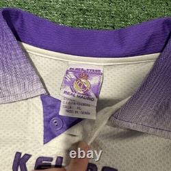 Vintage Kelme Real Madrid #10 Seedorf 1997/1998 Home Soccer Jersey (XL)