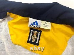 Vintage Men's REAL MADRID Track Jacket Windbreaker Adidas Equipment Size XL