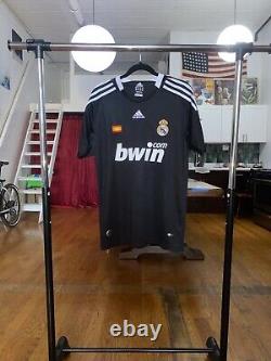 Vintage REAL MADRID 2008/2009 AWAY BLACK SHIRT