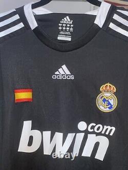 Vintage REAL MADRID 2008/2009 AWAY BLACK SHIRT