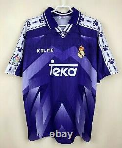 Vintage Real Madrid 1996 1997 Away Football Jersey Camiseta Soccer Maglia Shirt